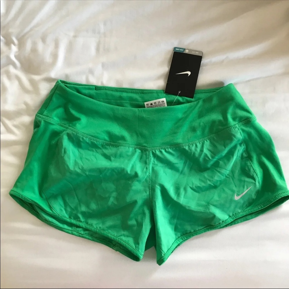Nike green running short